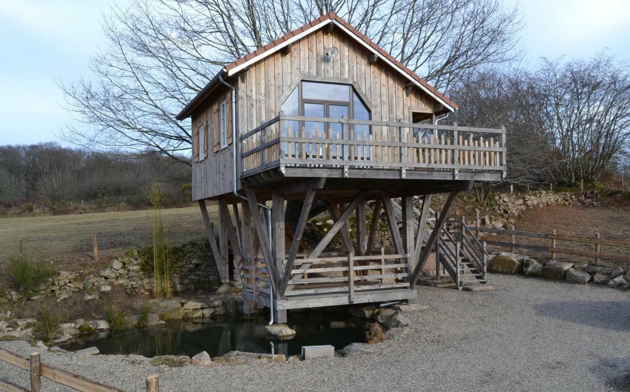 Les Cabanes Des Fontaines Saint-Sernin-du-Bois Eksteriør bilde